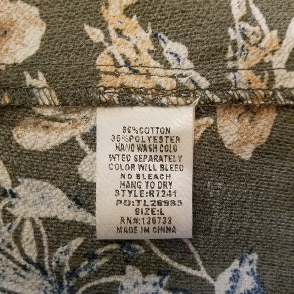 UMGEE Off Shoulder Floral Top Ruffle Top NWT L - Picture 4 of 6